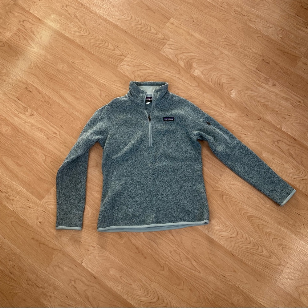 Patagonia Blue Quarter-Zip Pullover